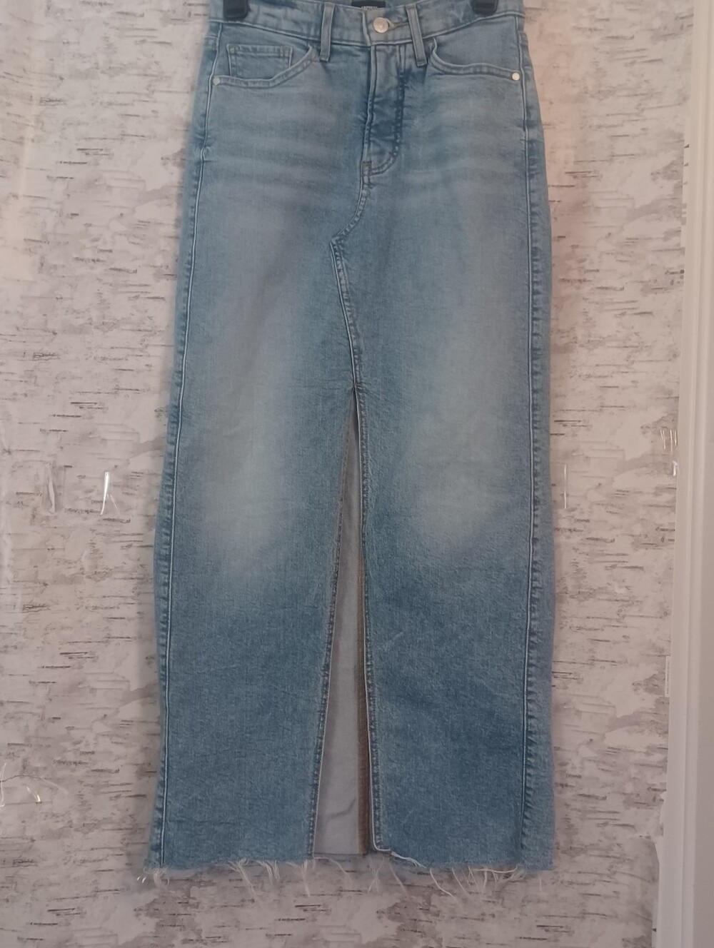 Express Denim Maxi Skirt Sz 0